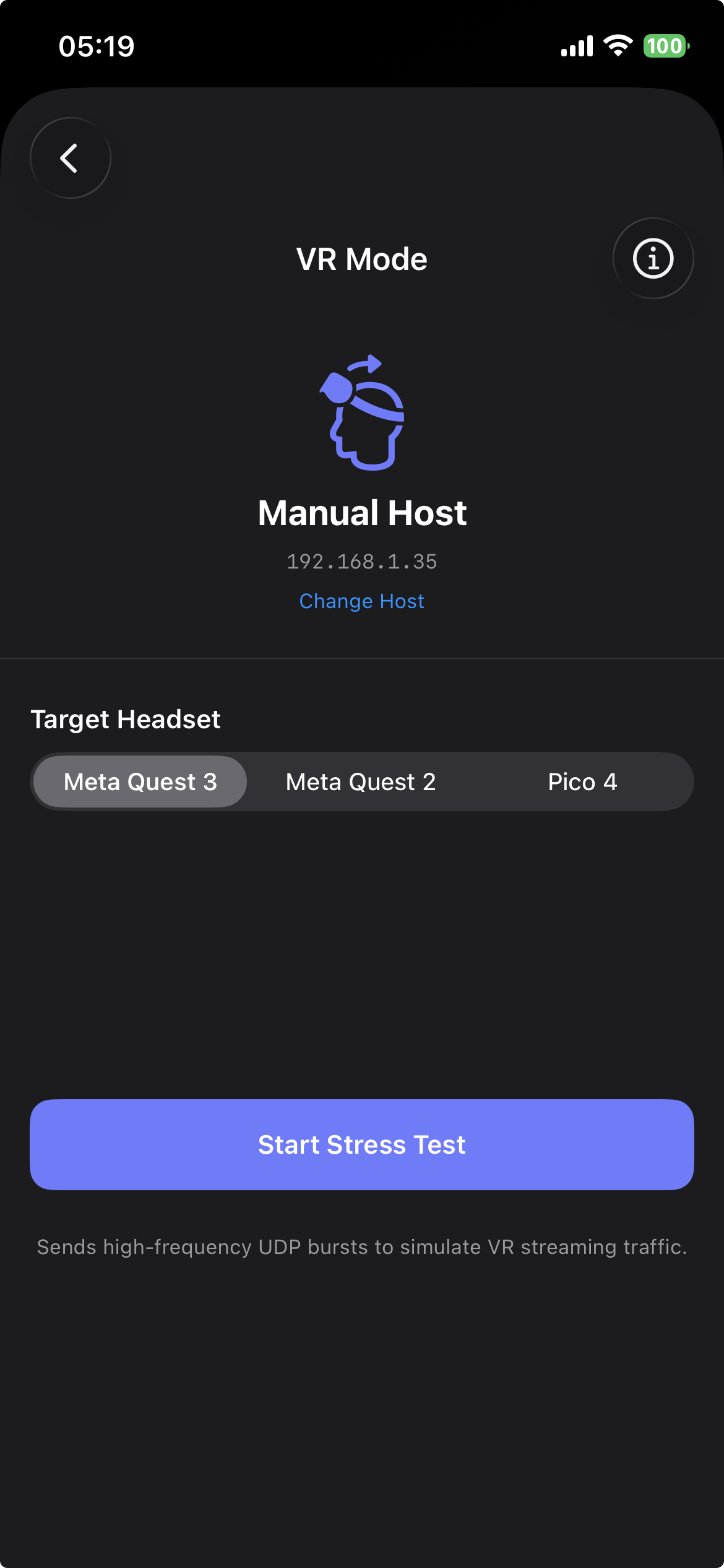 Wi-Fi-Go VR Mode readiness analysis — DNS speed, signal strength and latency metrics