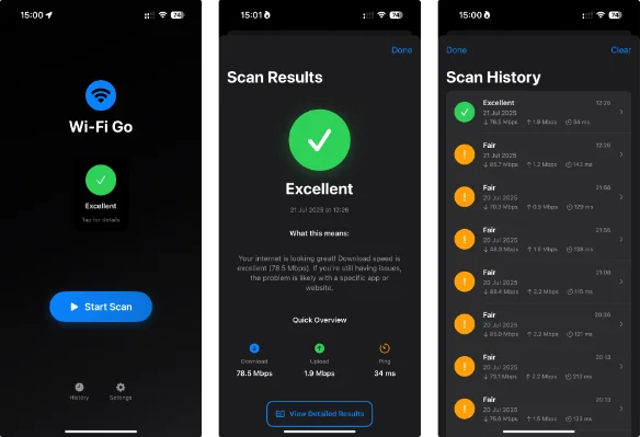 Wi-Fi-Go app screenshot